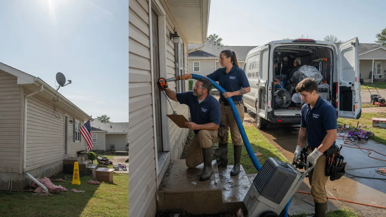 Ceiling Water Damage Restoration in Converse, IN near me